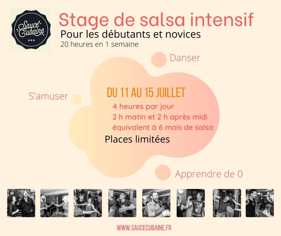 Stage de Salsa pour novices et débutants intensif
